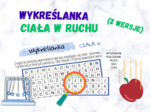 Wykreślanka - Ciała w ruchu (2 wersje)