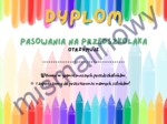 Dyplom na pasowanie przedszkolaka
