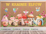 Gazetka dekoracja - W KRAINIE ELFÓW