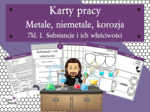 Karty pracy- Klasa 7. Chemia – Metale, niemetale, korozja, stopy metali​