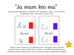 Gra dydaktyczna "Ja mam kto ma" ℹ️ Alfabet - wersja pisana (samogłoski, spółgłoski) - 32 karty 5 zł (od A do Ź)