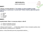 Ortografia - zadania egzaminacyjne