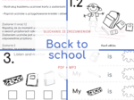 Back to school - słuchanie i czytanie ze zrozumieniem
