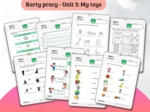 New English Adventure 1 – Unit 3: My toys – Karty pracy dla klasy 1