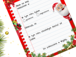 List do św. Mikołaja - wersja dla dziewczynki i chłopca
