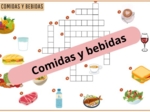 Krzyżówka obrazkowa "Comidas y bebidas" (Posiki i napoje) - z odpowiedziami