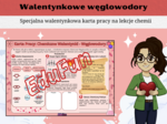 Węglowodory - karta pracy na Walentynki