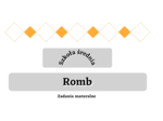 Romb - zadania maturalne. Szkoła średnia :-)