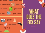 Angielski. What does the fox say?