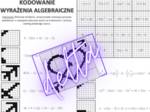 Kodowanie, wyrażenia algebraiczne, klasa 7,8