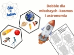 Gra typu dobble -Niesamowity kosmos (dla młodszych)