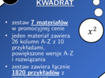 Kwadrat | matematyka | zestaw promocyjny