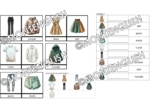 Zestaw kart obrazkowych: CLOTHES SET 1
