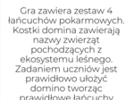 Łańcuchy pokarmowe - domino