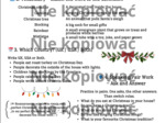 Christmas Traditions in Great Britain and the USA – karta pracy z czytanką A2
