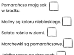 Czytanie ze zrozumieniem – prawda czy fałsz
