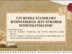 Prezentacja multimedialna z zadaniami do dyskusji - ALUZJA LITERACKA I INTERTEKSTUALNOŚĆ