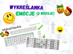 Wykreślanka - emocje (2 wersje)