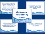 DZIEŃ WODY - Fakty o wodzie - ciekawostki – wiosna - gazetka – biblioteka – świetlica – 13 stron – wersja 2
