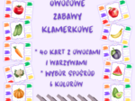 Owocowe zabawy klamerkowe KOLORY