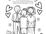 DZIEŃ RODZINY KOLOROWANKA XXL 9 CZĘŚCI