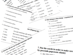 Junior Explorer 4 – Unit 2 – vocabulary revision