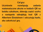 Matematyczna gra terenowa z kodami QR