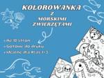 Kolorowanka – Podwodny Świat Przygód – 10 stron pełnych morskiej zabawy! 🐳🐙🎨
