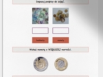 Banknoty i monety. Jaka to kwota? Karta pracy. Sprawdzian