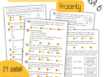 POWTÓRZENIE MATERIAŁU – Procenty – KLASA 6