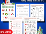 CHRISTMAS Świąteczny Zestaw Edukacyjny dla Klas 1-3