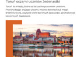 "Toruń oczami uczniów Jedensatki"
