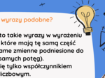 Upraszczanie wyrażeń algebraicznych