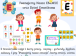 EMOCJE: Dzień Emotikona + Poznajemy nasze emocje scenariusze zajęć, karty Pracy