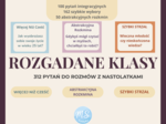 ROZGADANE KLASY – 312 pytań do rozmów z nastolatkami | Karty do druku (Icebreakery • Szybkie Strzały • Abstrakcyjna Rozkmina)