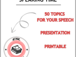 Speaking - 50 tematów do wyboru