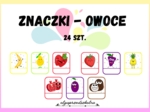 Znaczki - owoce