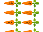 Zestaw „Logopedyczne marchewki” - utrwalanie głosek