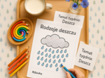 Karta pracy: "Rodzaje deszczu"