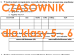 Czasownik - sprawdzian, kartkówka - klasa 5 - 6
