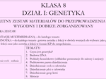 Klasa 8 - Genetyka - pakiet z działu