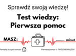 PIERWSZA POMOC + test wiedzy wersja Czarno/Biała