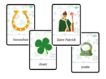 Sant Patrick's Day Flashcard Set - zestaw, karty obrazkowe i karty wyrazowe na Dzień Świętego Patryka