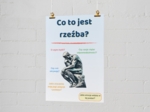 Plakat: "Co to jest rzeźba?"