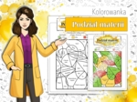 Klasa 7. Chemia. Substancje. Podział materii. Chemiczna kolorowanka. Jesienna karta pracy. Zadanie. Jesień. Pierwszy dzień jesieni.