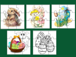 WIELKANOC - puzzle - 17 szt.