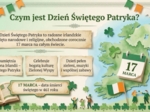 Dzień Świętego Patryka - Irlandia, symbole i tradycje (gazetka szkolna / prezentacja, 19 plansz)