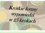 25 kroków do zaproszenia i ogłoszenia