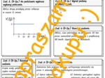 Ruch jednostajny prostoliniowy - kartkówka, karta pracy