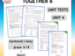 Together 6 Unit 4 zestaw : Vocabulary Activities + Grammar Activities + Learning Tasks + Board Game + Testy i kartkówki do działu